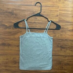 Grey crop top size xs